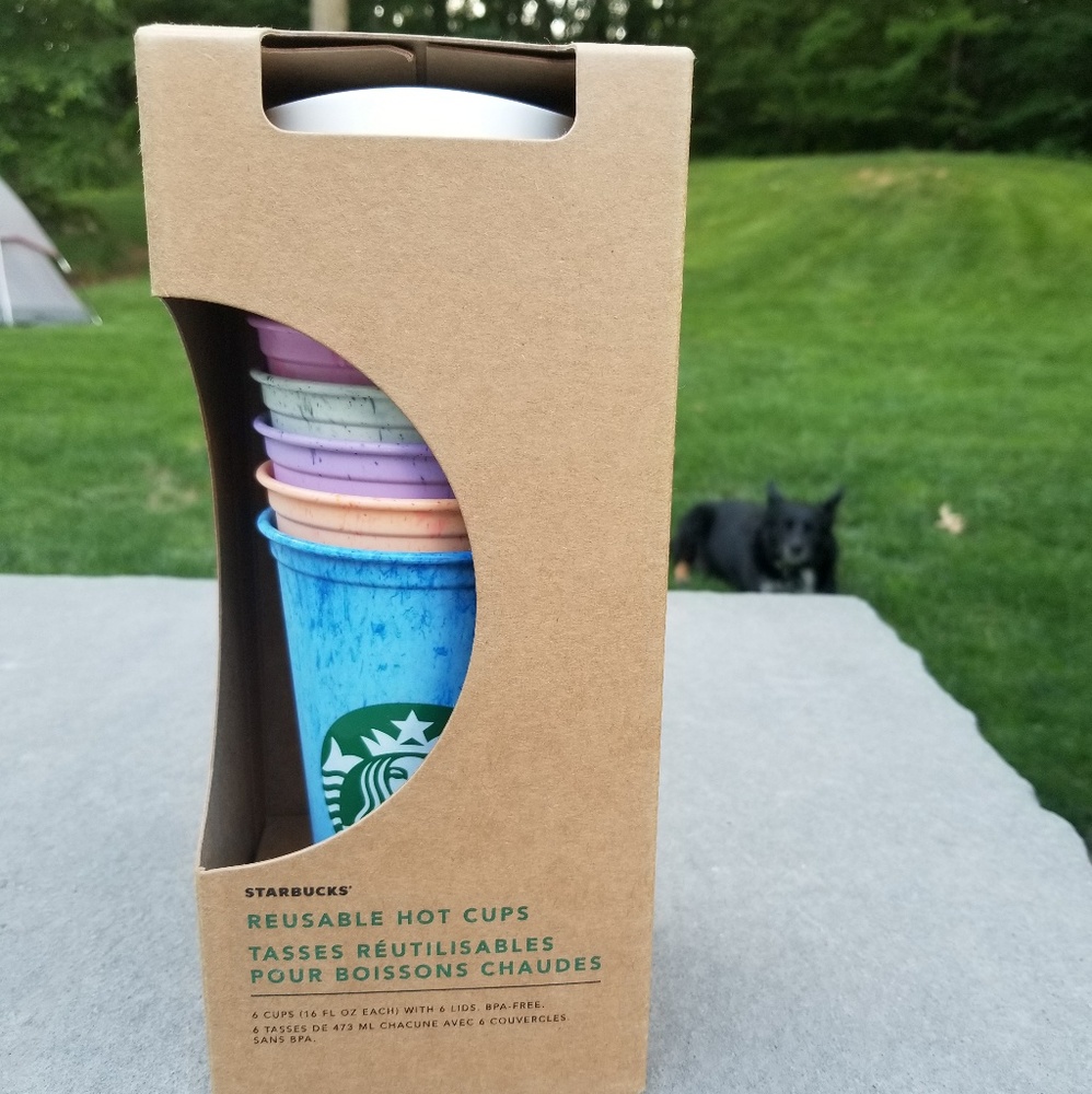 Starbucks marble cup set